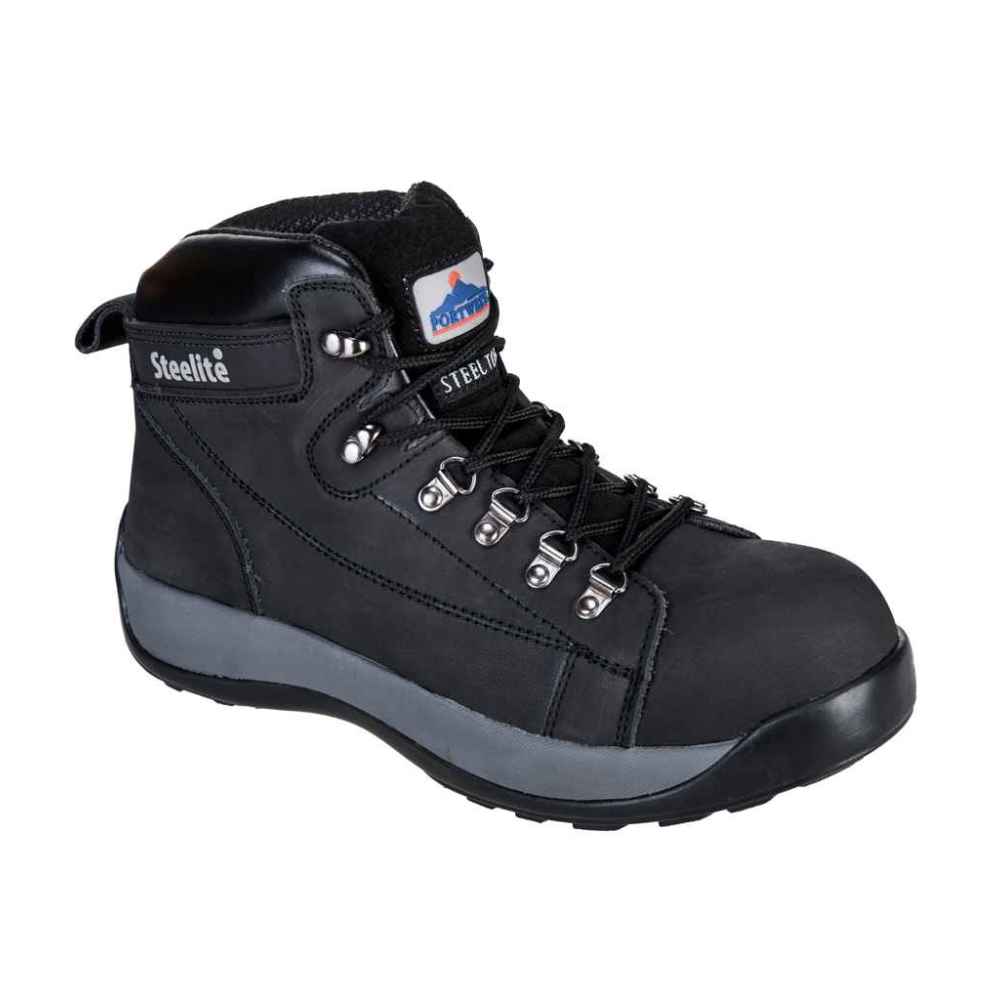 Portwest Steelite™ Mid Cut Nubuck SB HRO Boots PW813