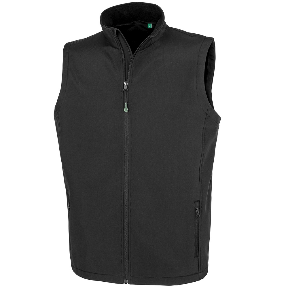Result Genuine Recycled Men's recycled 2-layer printable softshell bodywarmer R902M