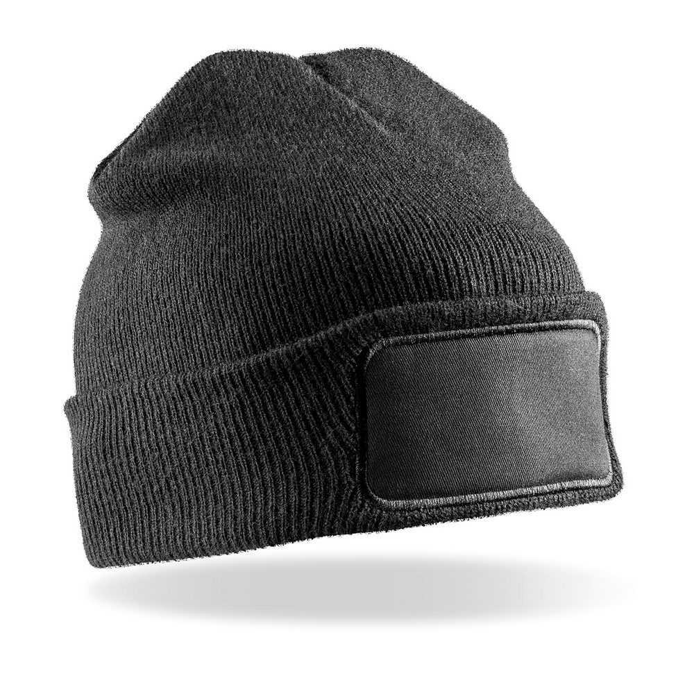 Result Genuine Recycled double knit printers beanie RC927