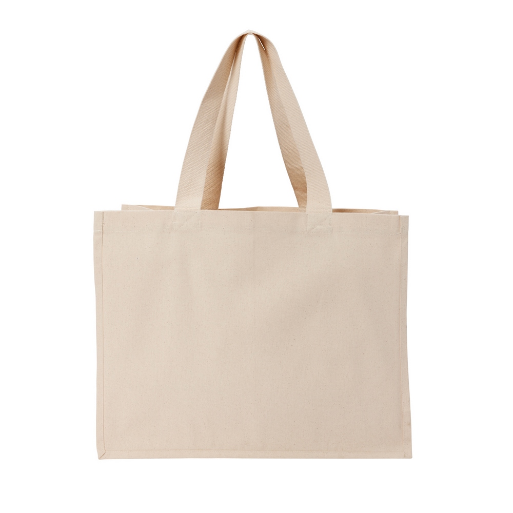 Nutshell® Recycled premium canvas ‘stand-up’ shopper RL675