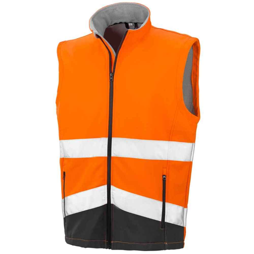 Result Safe-Guard Printable Safety Soft Shell Gilet RS451