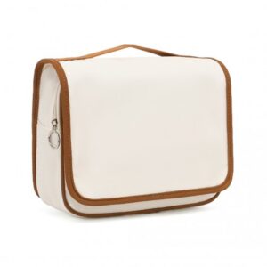 Miss Lulu Classic Hanging Multi-Pocket Waterproof Travel Makeup Bag S2342 BG/BN
