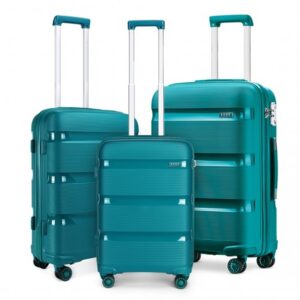 Kono Bright Hard Shell PP Suitcase 3 Pieces Set K2092L BE 20/24/28