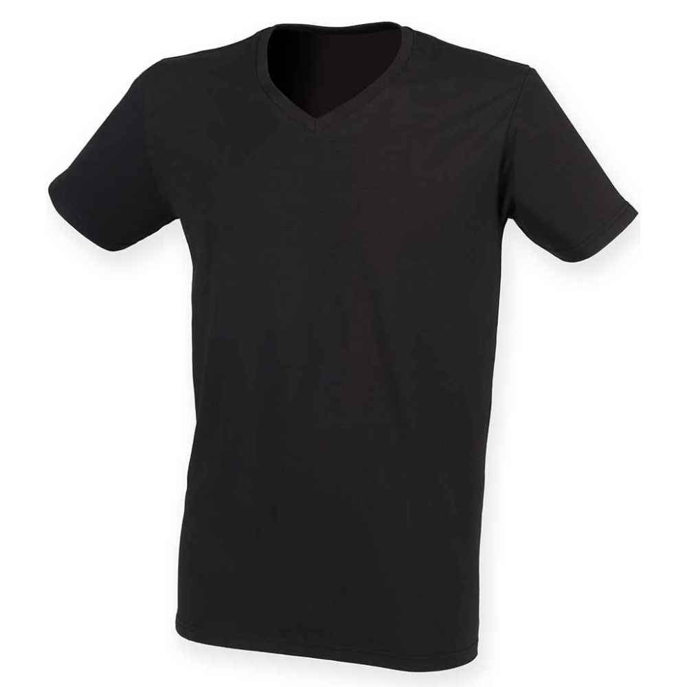 SF Men Feel Good Stretch V Neck T-Shirt SF122
