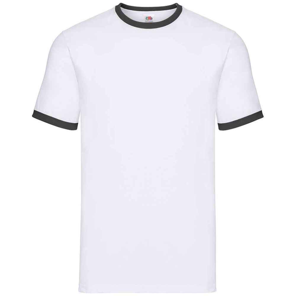 Fruit of the Loom Contrast Ringer T-Shirt SS34