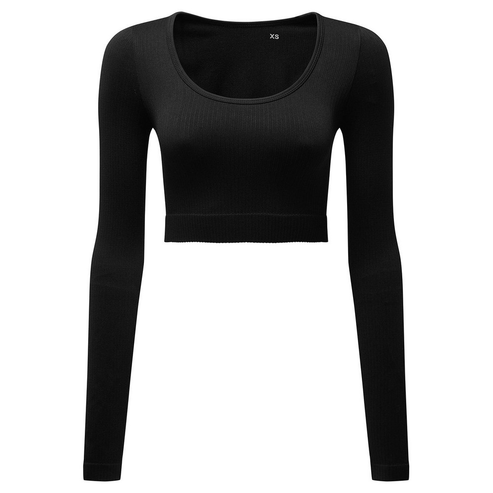 TriDri® Women’s ribbed seamless '3D Fit' crop top TR224