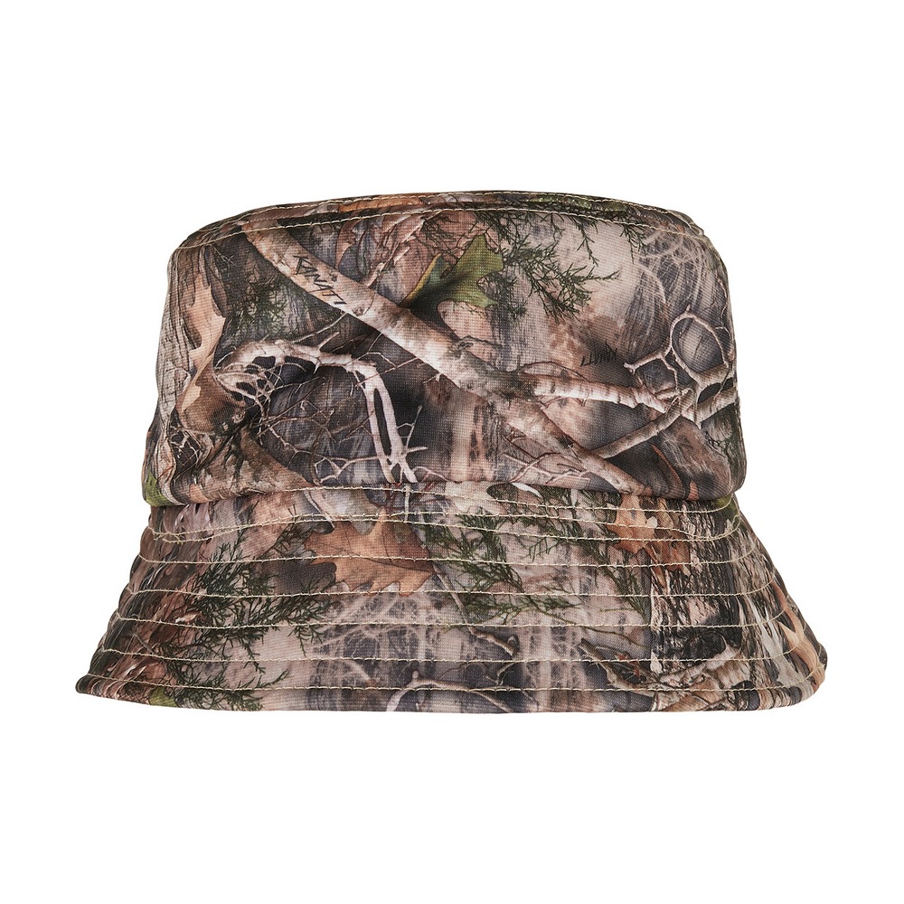 Flexfit Sherpa real tree camo reversible bucket hat (5003RS) YP204
