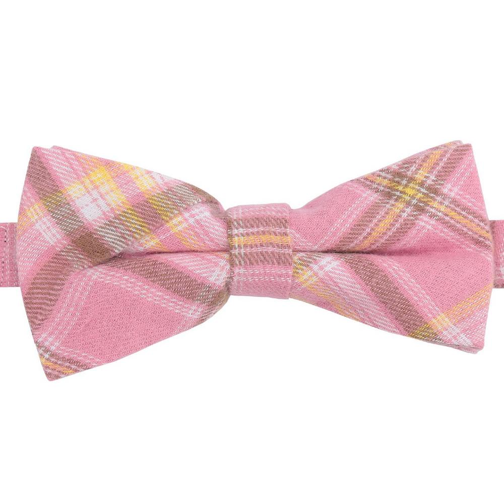 DQT Madras Plaid Pre-Tied Bow Tie Adult