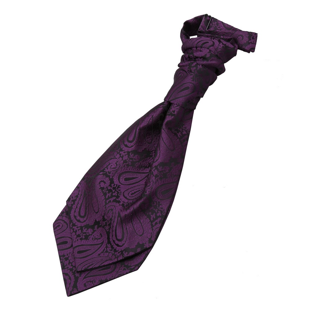 DQT Paisley Pre-Tied Ruche Cravat Youth