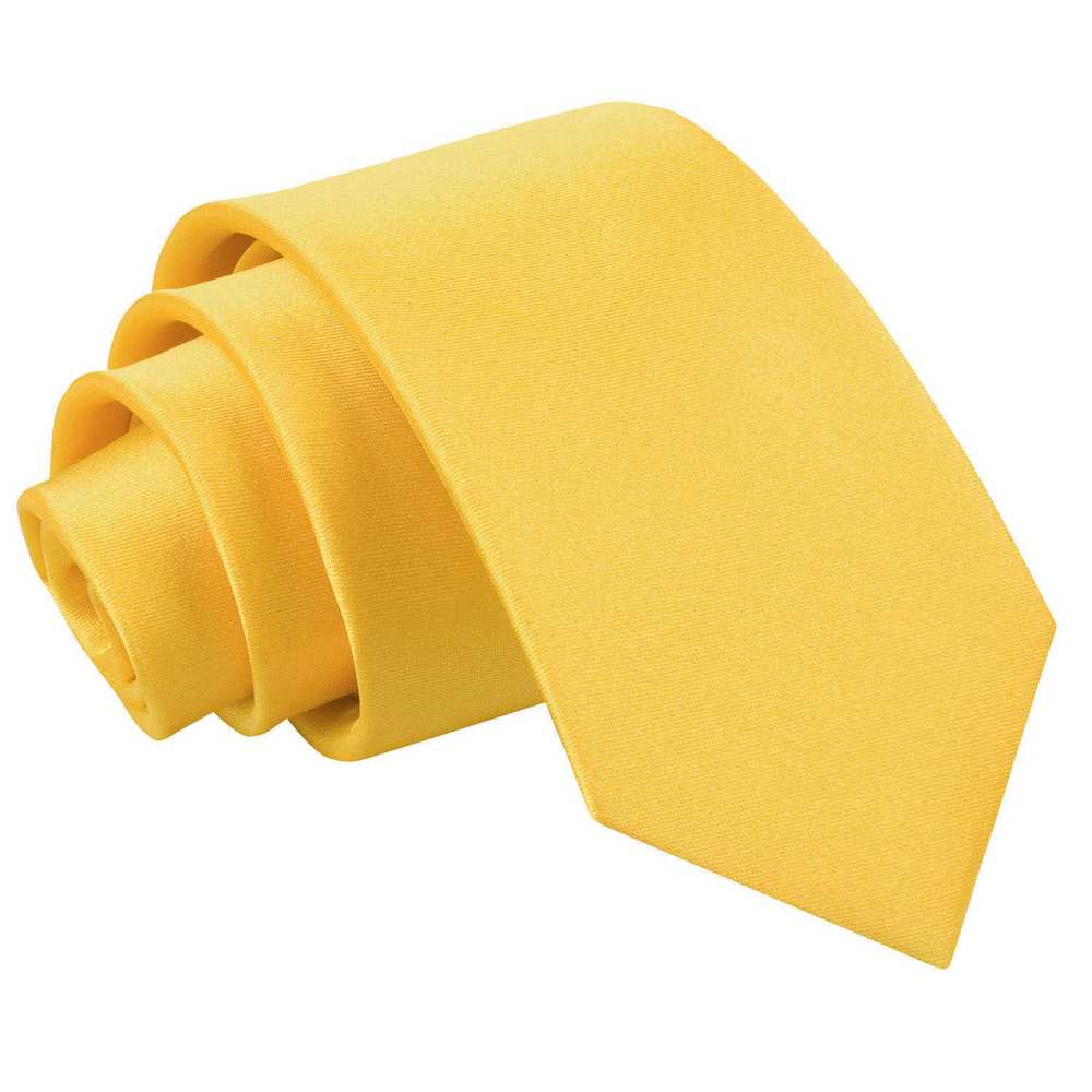DQT Plain Satin Tie Youth