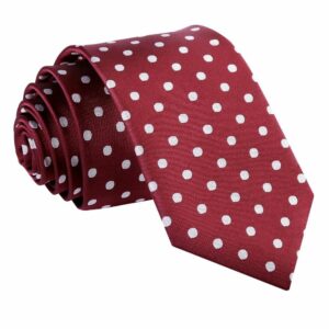 DQT Polka Dot Classic Slim Tie Adult