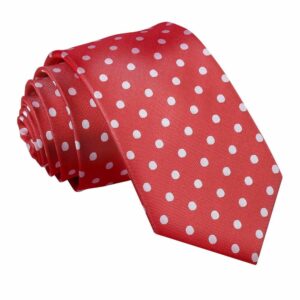 DQT Polka Dot Classic Slim Tie Adult