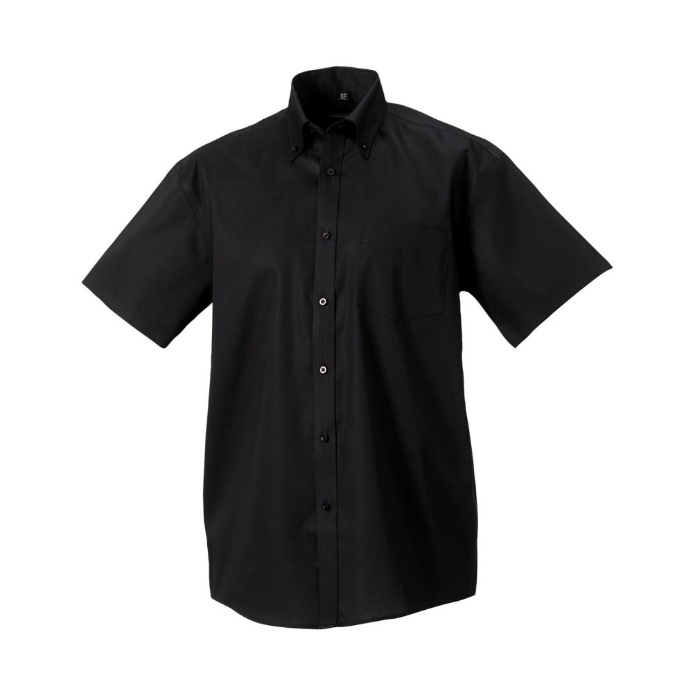 Russell Collection Men's Short Sleeve Classic Ultimate Non-Iron Shirt 957M