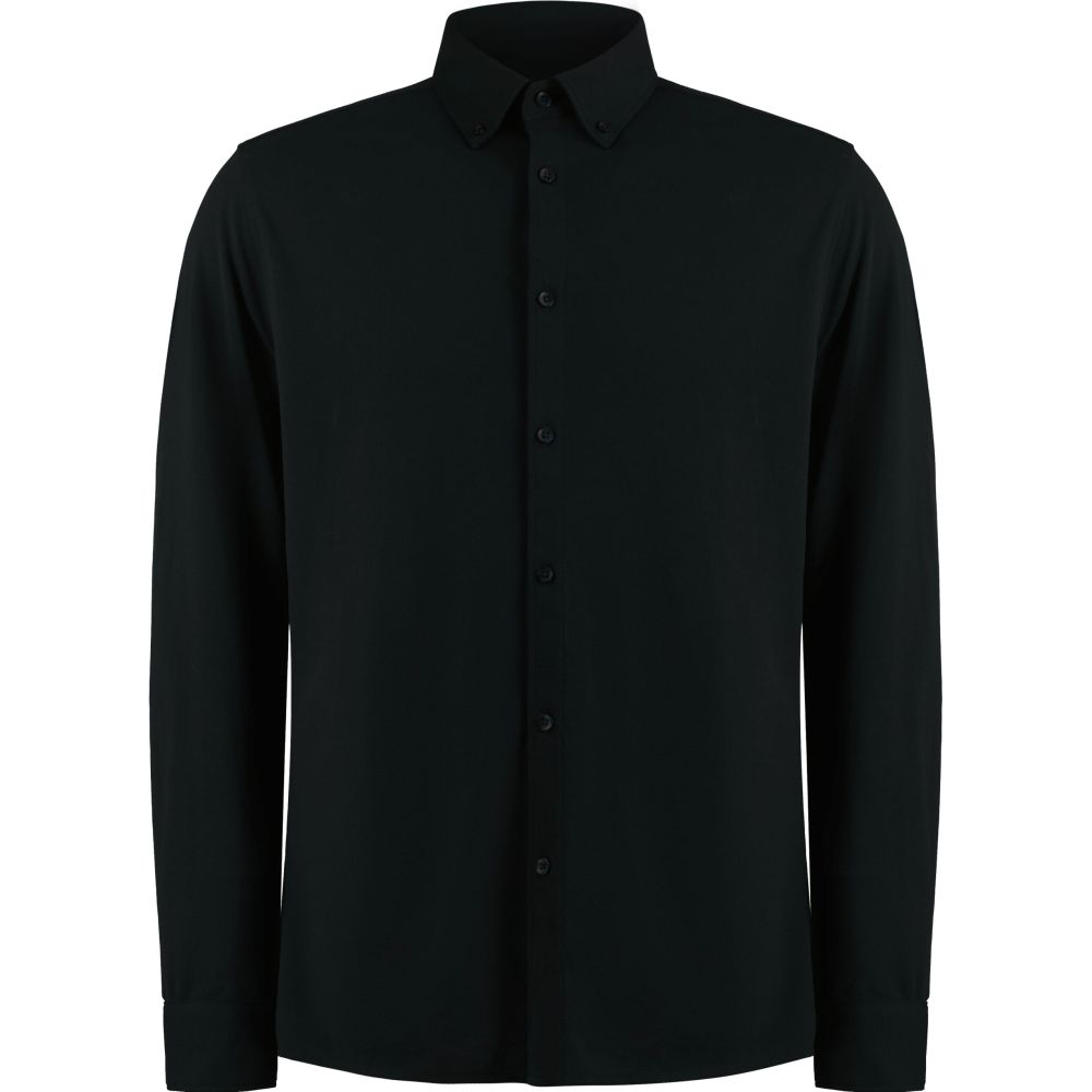 Kustom Kit Tailored Fit Superwash 60 Pique Shirt (Long Sleeve) KK143