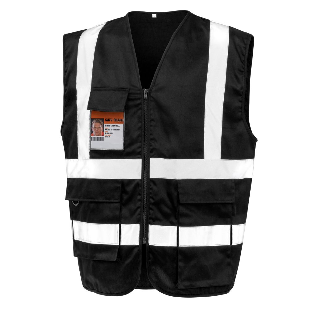 Result Workguard Heavy Duty Polycotton Security Vest R477X