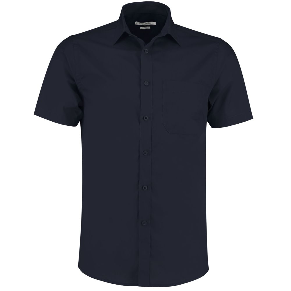Kustom Kit Tailored Fit Short Sleeve Poplin Shirt KK141