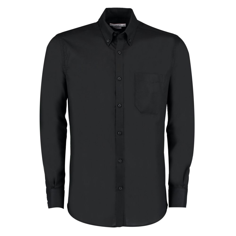 Kustom Kit Slim Fit Long Sleeve Workwear Oxford Shirt
 KK184