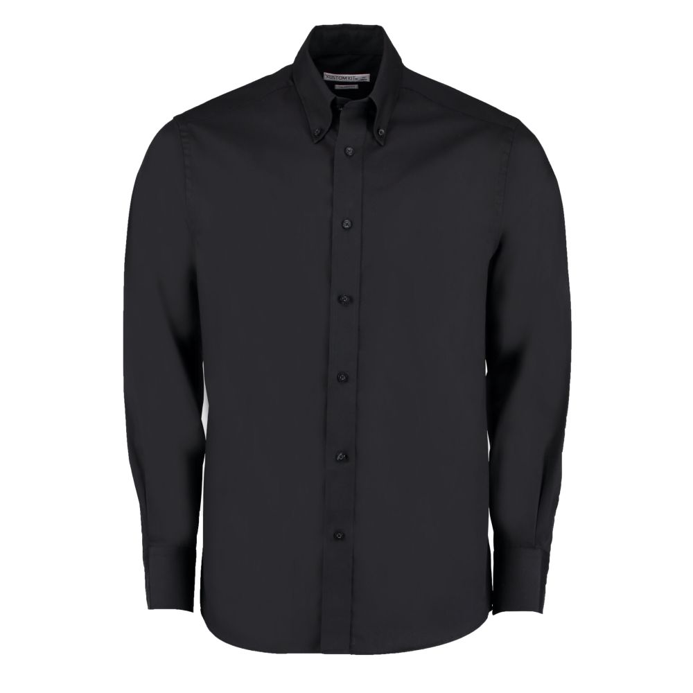 Kustom Kit Tailored Fit Long Sleeve Premium Oxford Shirt KK188