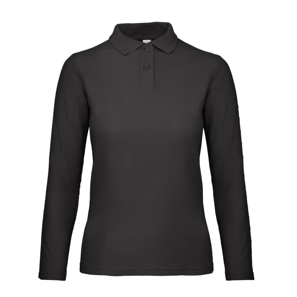 B&C Collection ID.001 Women's Long Sleeve Polo PWI13