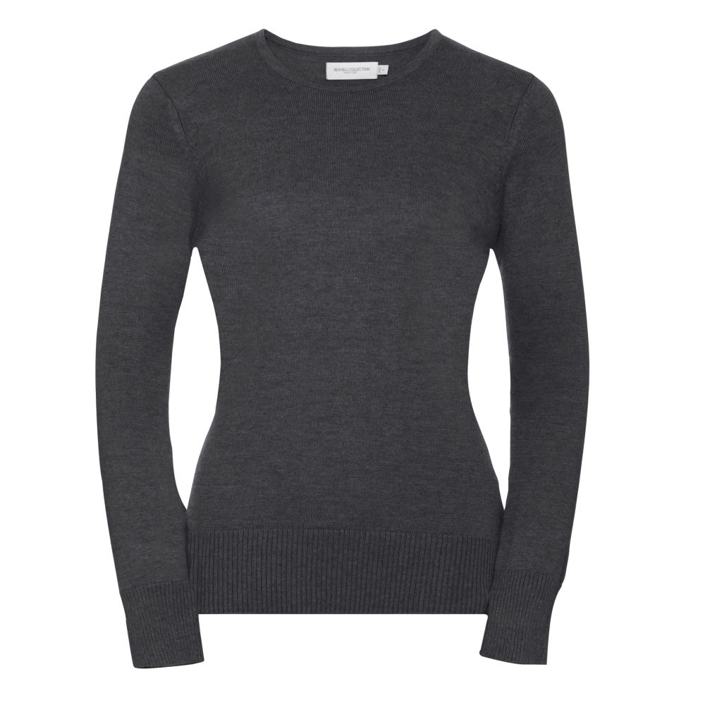 Russell Collection Ladies' Crew Neck Knitted Pullover R717F