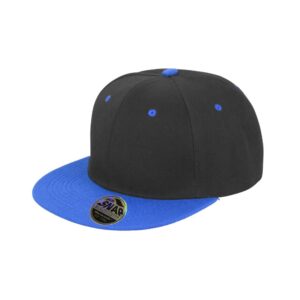 Result Core Bronx Original Flat Peak Snap Back Dual Colour Cap RC82X