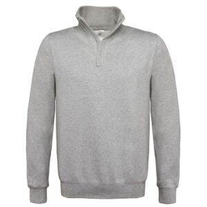 B&C Collection ID.004 Cotton Rich 1/4 Zip Sweat WUI22