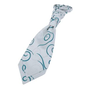DQT Scroll Pre-Tied Ruche Cravat Youth