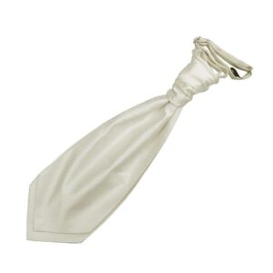 DQT Solid Check Pre-Tied Ruche Cravat Adult