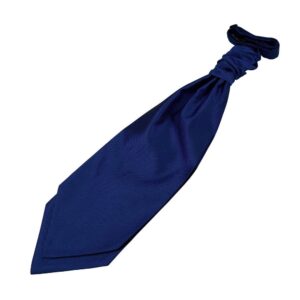 DQT Solid Check Pre-Tied Ruche Cravat Adult