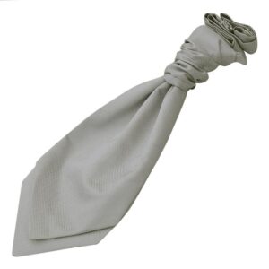 DQT Solid Check Pre-Tied Ruche Cravat Youth