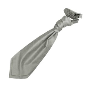 DQT Solid Check Pre-Tied Ruche Cravat Adult