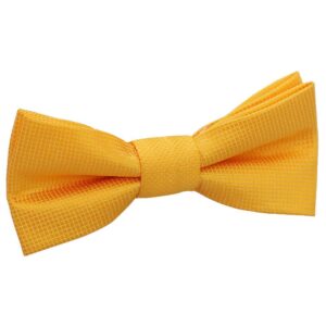 DQT Solid Check Pre-Tied Bow Tie Youth