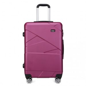 Kono 20 Inch Bandage Effect Hard Shell Suitcase K1772-2L PE 20