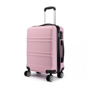 Kono ABS Sculpted Horizontal Design 20 Inch Cabin Luggage K1871-1L PK 20