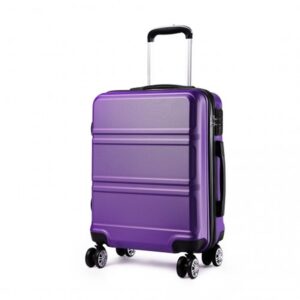 Kono ABS Sculpted Horizontal Design 20 Inch Cabin Luggage K1871-1L PE 20